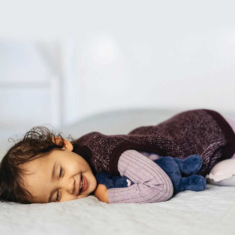 Merino Knitted Body Warming Vest Plum