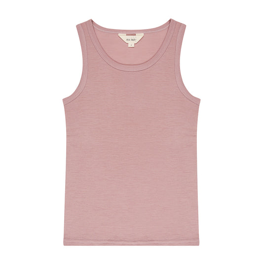 Women's Merino Everyday Singlet Mauve