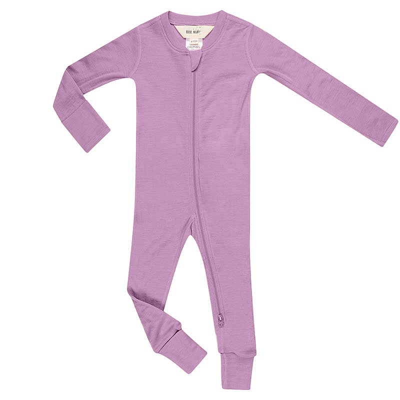 Basics Merino Wool Onesie Lavender