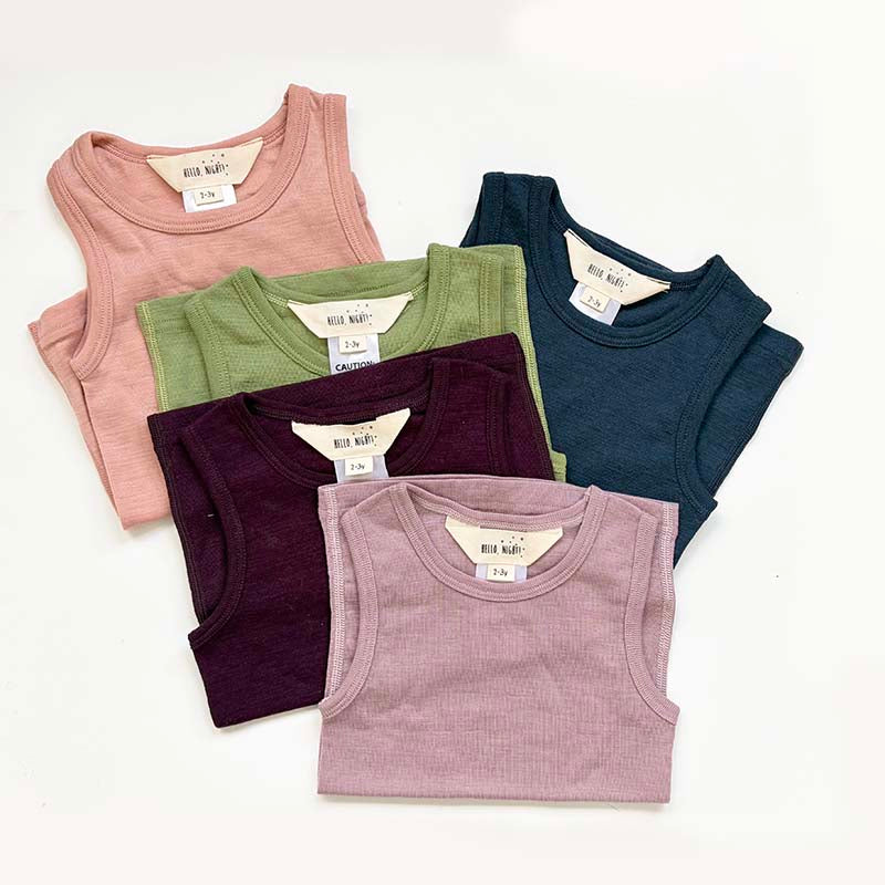 Basics Merino Wool Singlet Mystery Colour