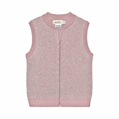 Merino Knitted Body Warming Vest Lilac