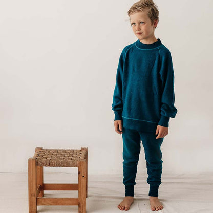 Merino Fleece 2-Piece Set Dark Teal