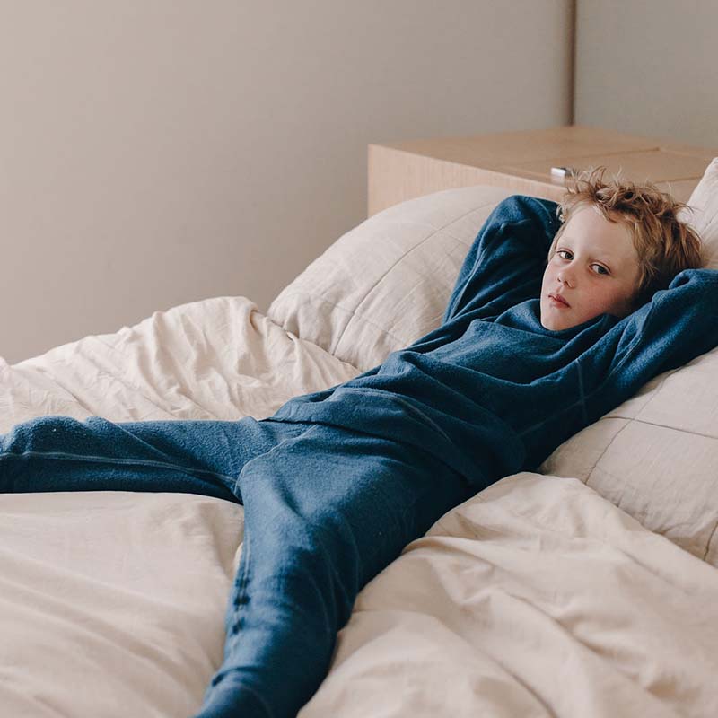 Merino Fleece 2-Piece Set Dark Teal