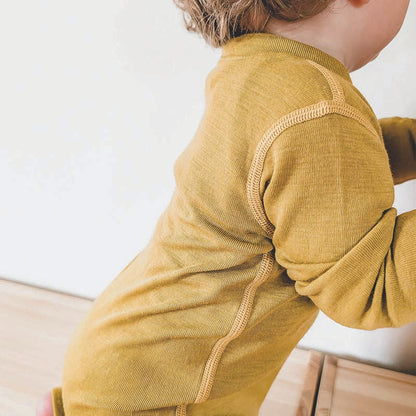 Basics Merino Wool Onesie and Singlet Pack Citron