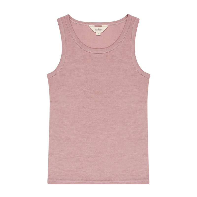 Women's Merino Everyday Singlet Mauve