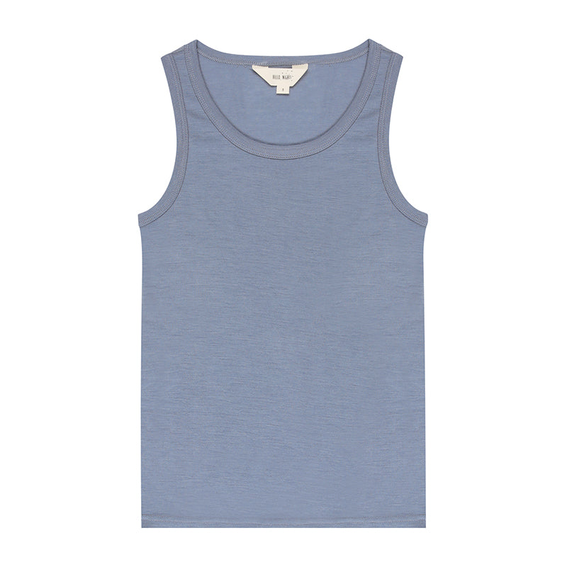 Women's Merino Everyday Singlet Dusty Blue