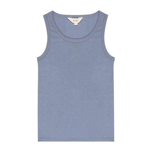 Women's Merino Everyday Singlet Dusty Blue