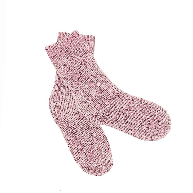 Merino Wool Kid's Sleep Socks Mauve